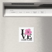 LIEBE Ocean Pointe Hawaii Rosa Hibiskus Magnet (In Situ (Geschirrspüler))