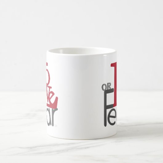 Liebe oder Angst Tasse (Mittel)