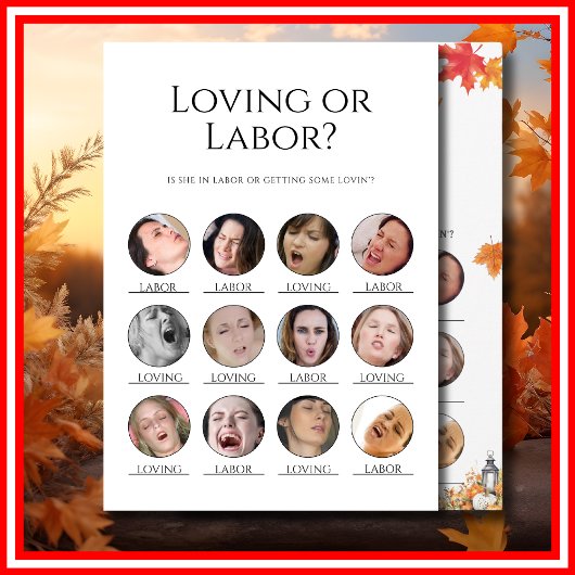 LIEBE ODER ARBEITSKRÄFTE Kinderdusche Spiel KLEINE Einladung