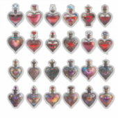 Liebe- oder Gesundheitsflaschen Aufkleber (Vorderseite)