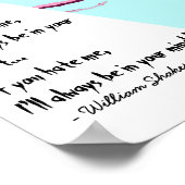 Liebe oder Hass mich Poster William Shakespeare (Ecke)