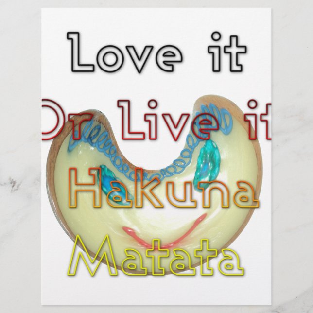 Liebe oder Live it Hakuna Matata.png (Vorderseite)