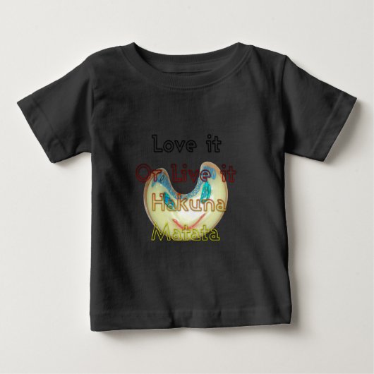 Liebe oder Live it Hakuna Matata.png Baby T-shirt (Vorderseite)
