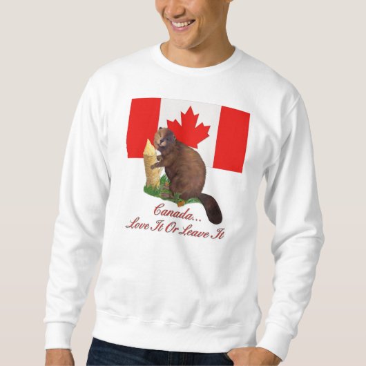 Liebe oder Verlass Sweatshirt (Vorderseite)