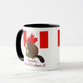 Liebe oder Verlass Tasse (Vorderseite Links)