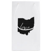 Liebe Ohio Kleine Geschenktüte (Rückseite)