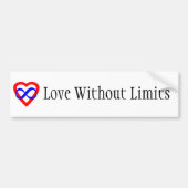 Liebe ohne Grenzen Autoaufkleber (Vorne)