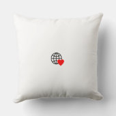 Liebe ohne Grenzen Kissen (Rückseite)