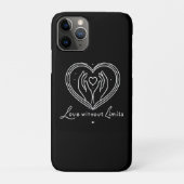 Liebe ohne Grenzen Modernes iPhone Case (Rückseite)
