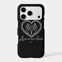 Liebe ohne Grenzen Modernes iPhone Case