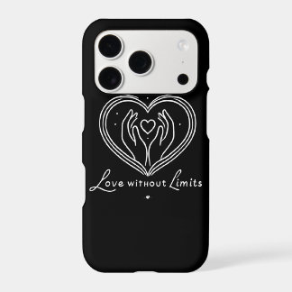 Liebe ohne Grenzen Modernes iPhone Case