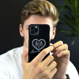 Liebe ohne Grenzen Modernes iPhone Case