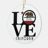 LIEBE Ojai Kalifornien Keramik Ornament (Links)