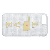 LIEBE Oklahoma Staat Karte Bewegliches Herz Case-Mate iPhone Hülle (Rückseite (Horizontal))
