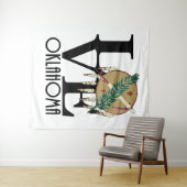 LIEBE Oklahoma Wandteppich (Beispiel (Horizontal))