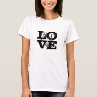 LIEBE Ölfeld (schwarze Beschriftung) T-Shirt