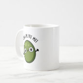 Liebe Olive Me Funny Food Puff Kaffeetasse (Vorderseite Links)