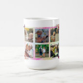 Liebe Oma Fotomaterial Collage Personalisiert Kaffeetasse (Mittel)