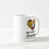 Liebe Oma Herz Foto Kaffeetasse (VorderseiteRechts)