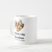 Liebe Oma Herz Foto Kaffeetasse (Vorderseite Links)
