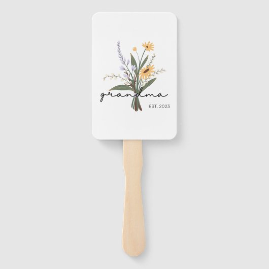 Liebe Oma Set von Fans Fächer (Rückseite)