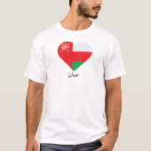 Liebe Oman - ا ح ع م ا ن T-Shirt (Vorderseite)