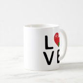 Liebe - Oman Flag Kaffeetasse (VorderseiteRechts)