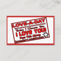 Liebe-on-day-Visitenkarten
