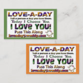 Liebe-on-day-Visitenkarten Visitenkarte (Vorne/Hinten)