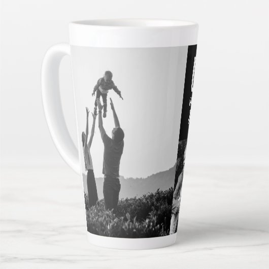 Liebe One Another John 13:34 Personalisierte Latte Milchtasse (Linke Ecke)