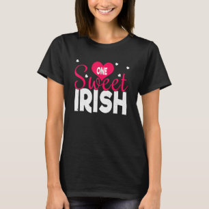 Liebe One Sweet Irish Ireland Herztag Happy Valen T-Shirt
