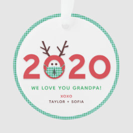Liebe Opa 2020 Custom Foto Acrylic Ornament