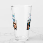 Liebe Opa 6 Fotos blaues Bier Glas (Links)
