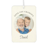 Liebe Opa Foto Autolufterfrischer (Vorderseite)