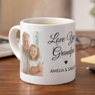 Liebe Opa Foto-Collage Spezial-Tasse Espressotasse