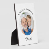 Liebe Opa Foto Fotoplatte (Seite)