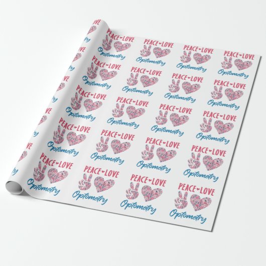 Liebe Optometrie Geschenkpapier (Ungerollt)