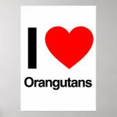 Liebe Orang-Utans Poster (Vorne)