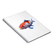 Liebe Orange und Goldfish Notizblock (Rechte Seite)