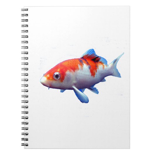 Liebe Orange und Goldfish Notizblock (Vorderseite)