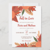 Liebe-Orangenblütenhochzeit Einladung (Vorderseite)