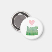 Liebe Oregon Staat Wasserfarbe Magnet (Vorderseite/Rückseite)