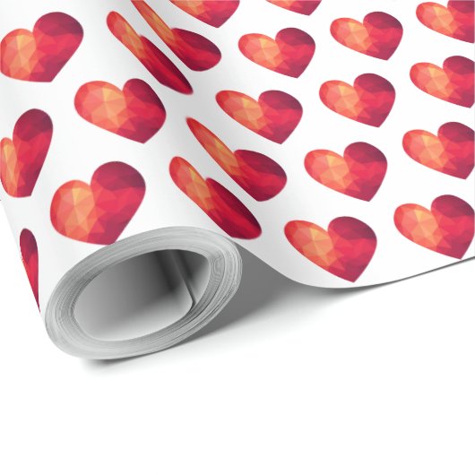 Liebe Origami 3d Geschenkpapier (Rolleneckpunkt)