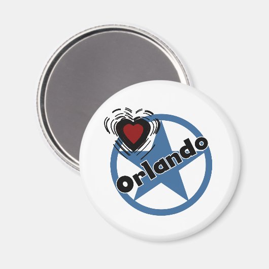 Liebe Orlando Magnet (Vorderseite/Rückseite)