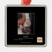 Liebe Ornament Aus Metall (Vorne)