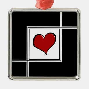 Liebe Ornament Aus Metall