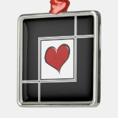 Liebe Ornament Aus Metall (Links)