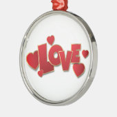 Liebe Ornament Aus Metall (Links)