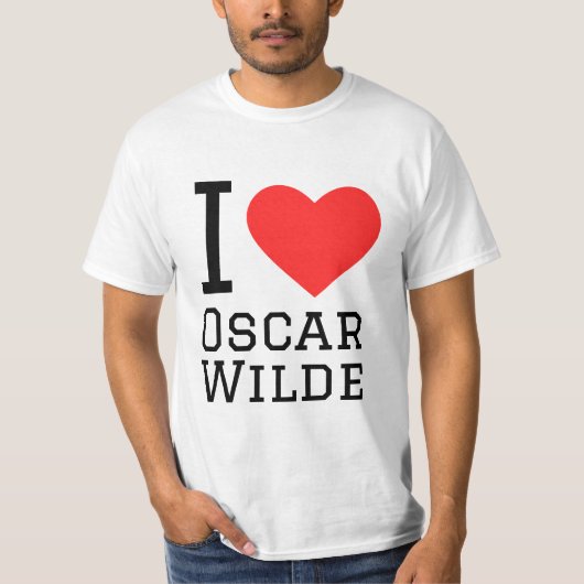 Liebe Oscar wilde T-Shirt (Vorderseite)
