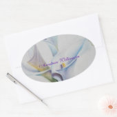 LIEBE OSTEN .. OVALER AUFKLEBER (Umschlag)